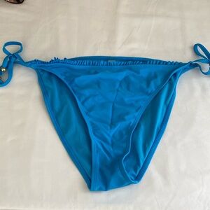 🎀 5/$20 🎀 XOXO blue side tie bikini bottoms size large